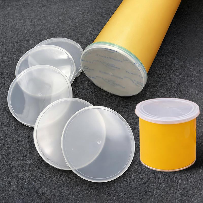 Meal Prep Jars With Lids - أغطية بلاستيكية محكمة الإغلاق ومقاومة للتسرب