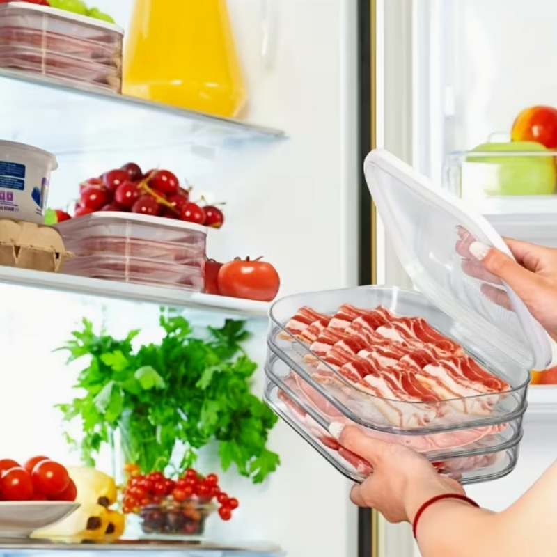 حاوية لحفظ اللحوم في الثلاجة،  - مراجعة Meal Prep Jars With Lids وسعره