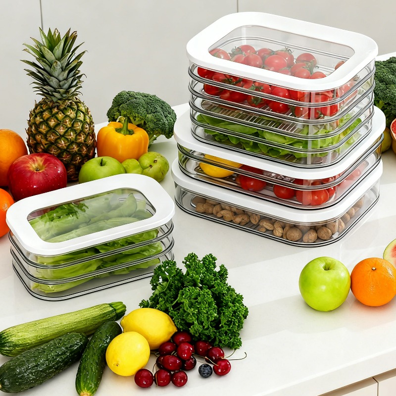 حاوية لحفظ اللحوم في الثلاجة،  - مراجعة Meal Prep Jars With Lids وسعره