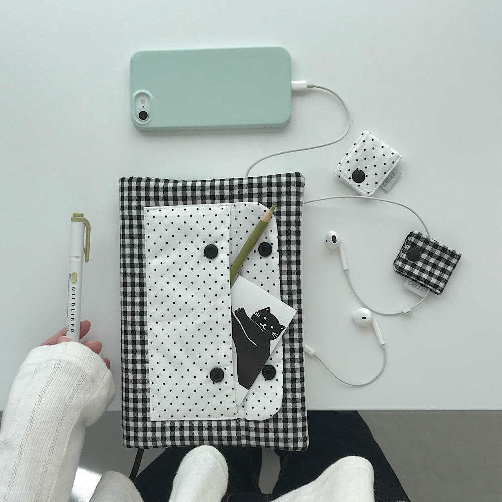 غلاف كتاب مبطن بنقشة النجوم ال - مراجعة Meal Prep Notebook وسعره