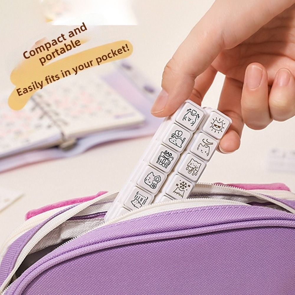 مجموعة أختام لطيفة على شكل قطة - مراجعة Meal Prep Notebook وسعره