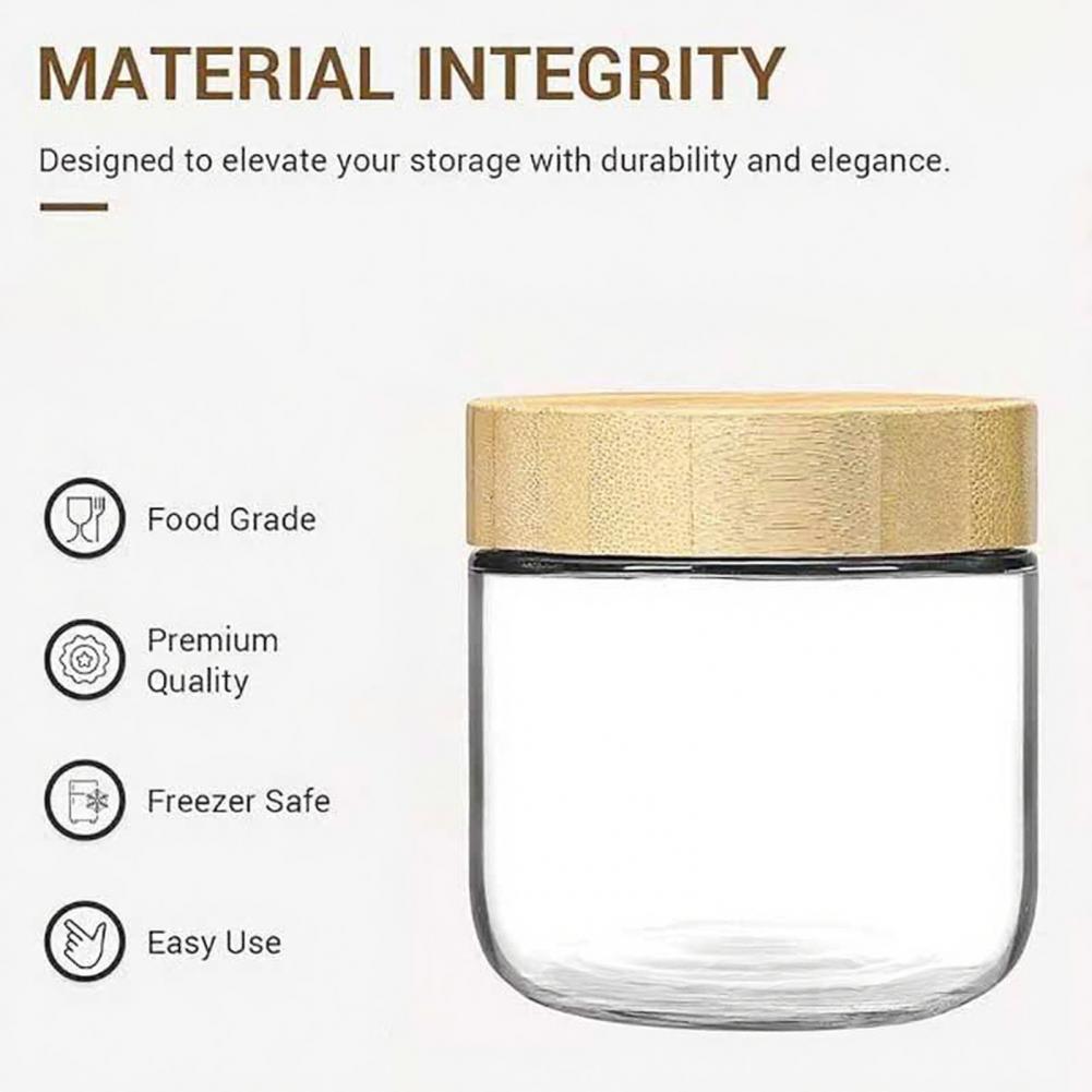 أوعية تخزين للمطبخ، 4 قطع من أ - مراجعة Meal Prep Jars With Lids وسعره