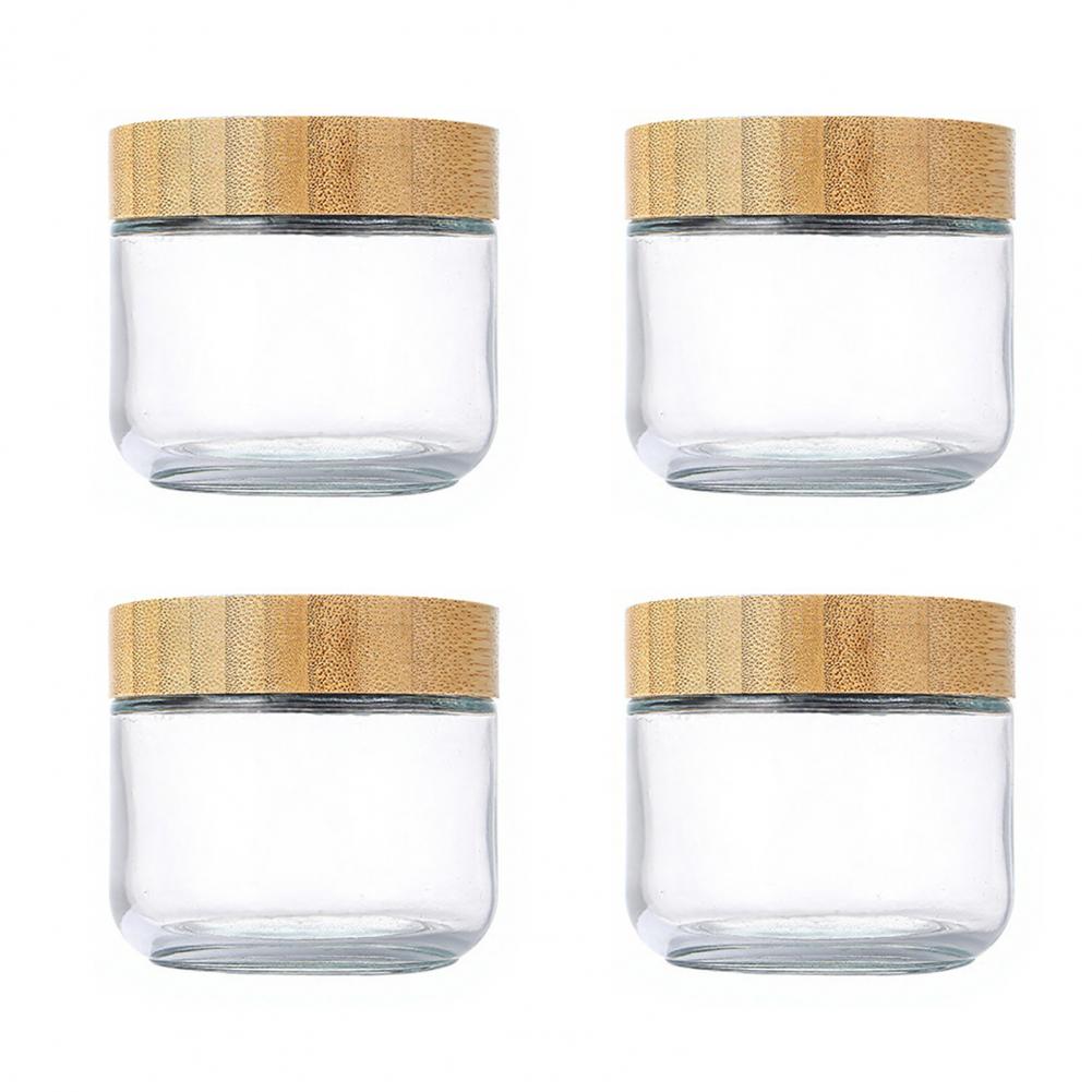 أوعية تخزين للمطبخ، 4 قطع من أ - مراجعة Meal Prep Jars With Lids وسعره