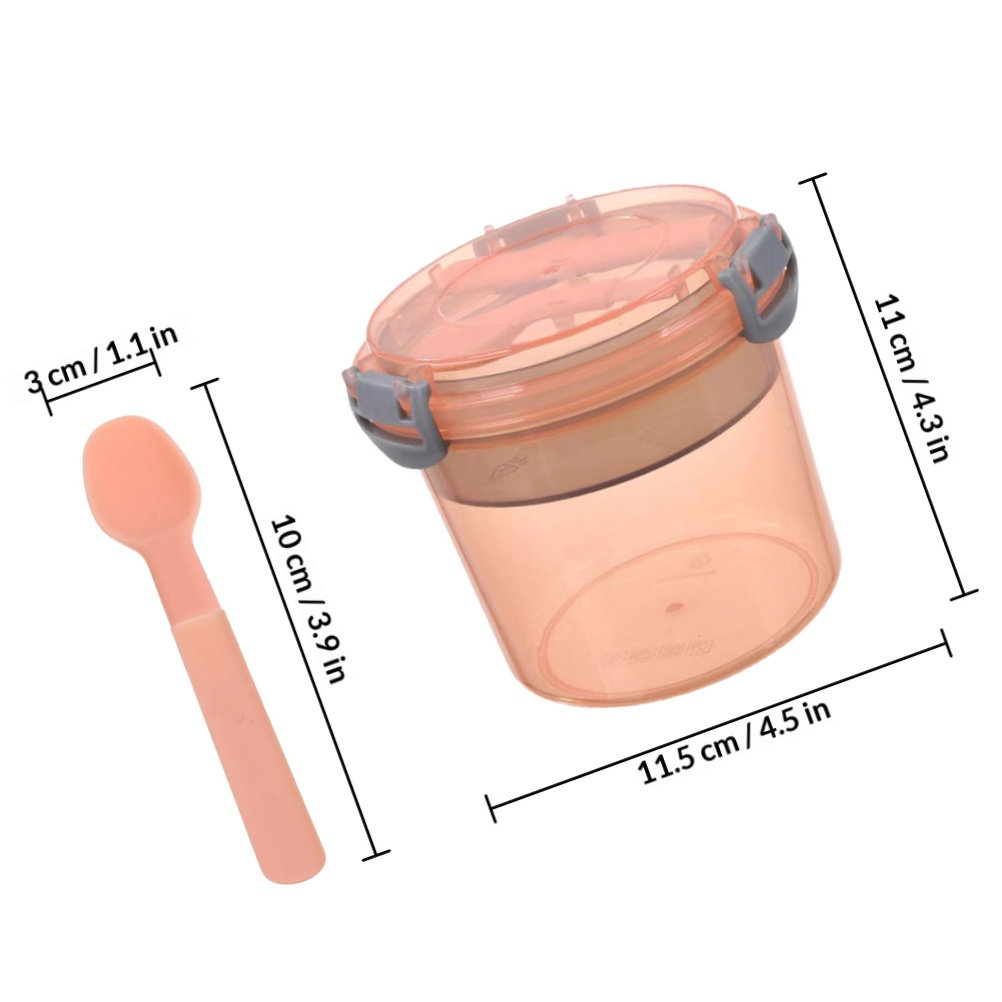 طقم من وعاءين للشوفان الليلي،  - مراجعة Meal Prep Jars With Lids وسعره