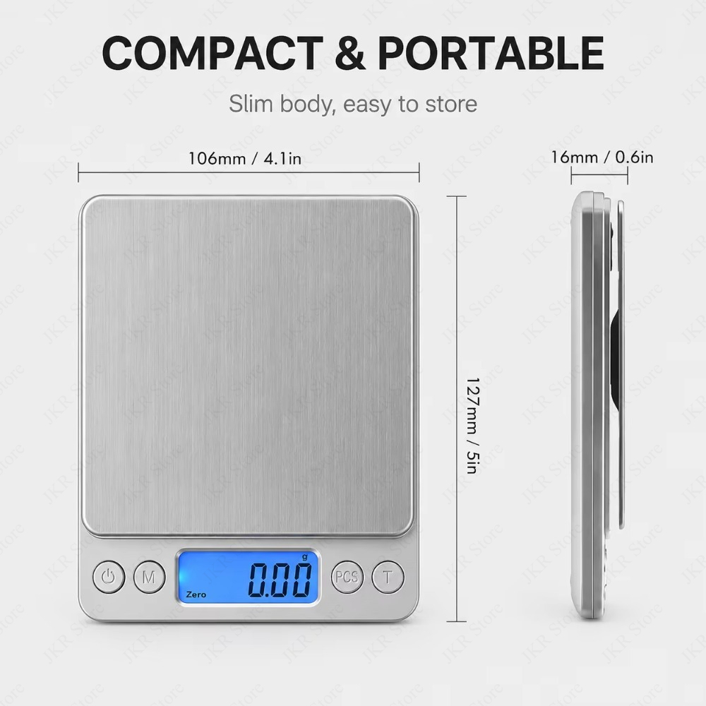 ميزان مطبخ رقمي من الفولاذ الم - مراجعة Portion Scale Digital وسعره