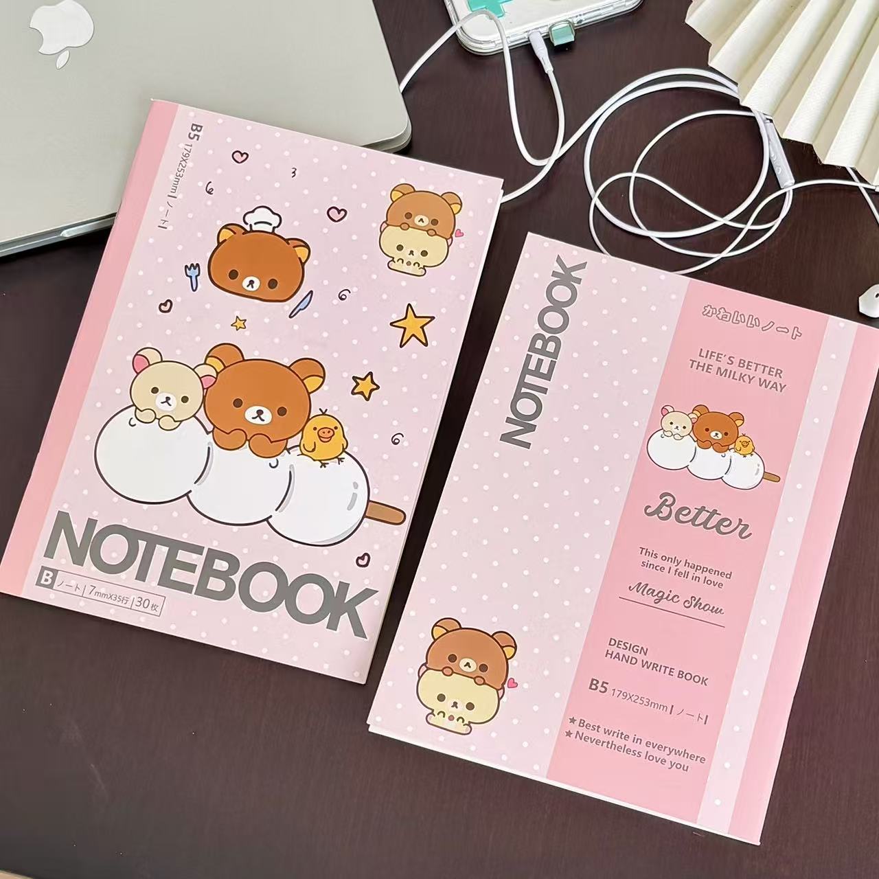 دفتر ملاحظات مبطن على شكل دب ر - مراجعة Meal Prep Notebook وسعره