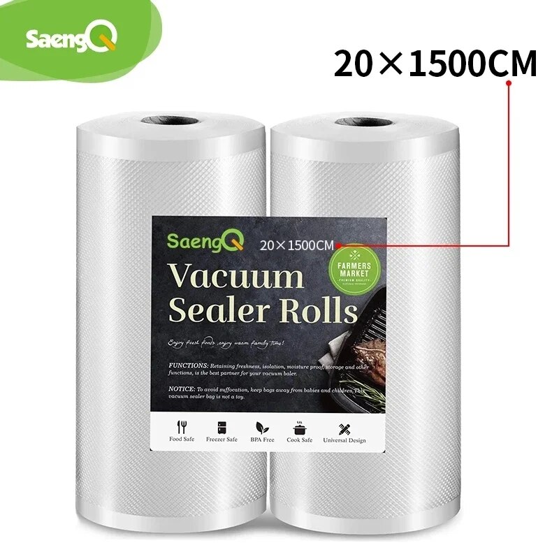 SaengQ المطبخ الغذاء فراغ حقيب - مراجعة Meal Prep Vacuum Seal Containers وسعره