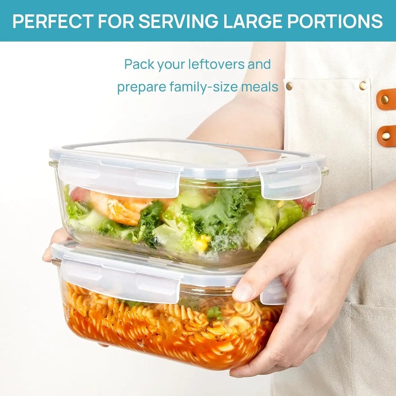 مجموعة من 18 حاوية زجاجية لتخز - مراجعة Meal Prep Jars With Lids وسعره