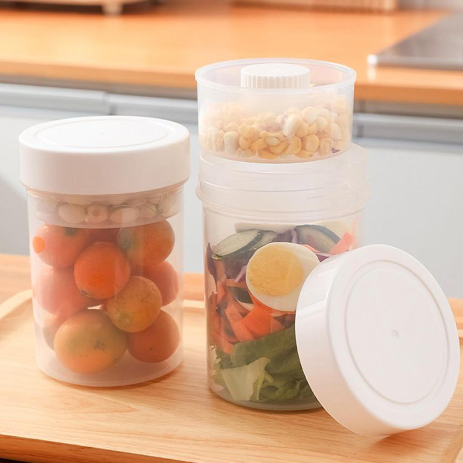 برطمانات السلطة مع أغطية إعداد - مراجعة Meal Prep Jars With Lids وسعره